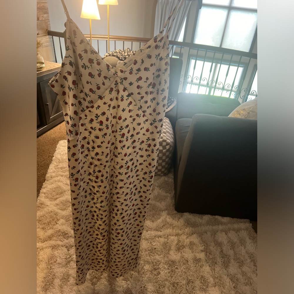 A New Day Women’s Slip Dress Rose Floral XL